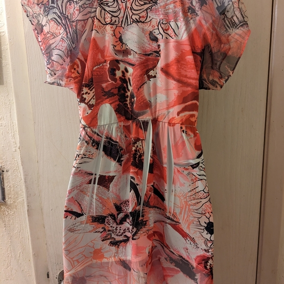 One World Floral Blouse NWOT Sz Med - Picture 6 of 12